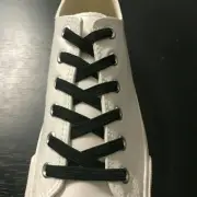 2 pairs No Tie Flat Shoe laces System with Elastic Laces 40" for kids adults