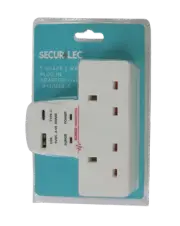 T-Shape 2 Way Plug-In Adaptor 1 x USB-A, 1 x USB-C