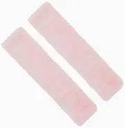 Shengsenfu Car Seat Belt Cover Pads, 2 Pcs Shoulder Seatbelt Pads Cover, Universal Soft Faux Polyester Car Seat Belt Shoulder Pads, Safety Belt Strap Shoulder Pad for Adults and Children (Pink)