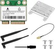 Waveshare Wire-Less MINIPCIE RTL8852BE NIC, Compatible with Linux, Windows 10/11, Gigabit Dual-Band Wi-Fi 6, 802.11AX Standard, Blue-T 5.2