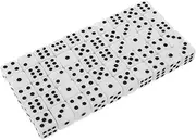 KONTONTY Standard Game Dice Set 50pcs 16mm Acrylic Dice for Math Learning Classroom and