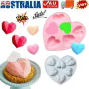 Love Heart Silicone Mould Chocolate Mold Candy Gummy Maker Ice Jelly Tray AUS