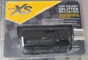 Auto XS Car Socket Splitter w/ USB Ports