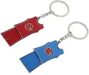 [SAFIGLE] Backpack Decor Metal Keychain Basketball Charm Bag Decorations for Friends
