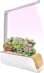 Hydroponics Growing System Indoor herb Garden with Grow Light LED Smart Germination Kit Planter Automatic Timer Germination Height Adjustable for Family Home Kitchen