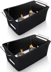 2-Pack Chafer Wind Guard by Stand Cover Chaffing Buffet Decorative Food Warmer