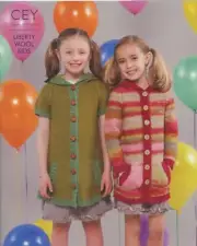 CEY Classic Elite Yarns Knitting Pattern Book 9197 Liberty Wool Kids - 6 Designs