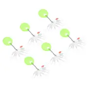 270Pcs Fishing Bobber Bead Stopper 9 in 1 Float Sinker Cylinder L, Transparent