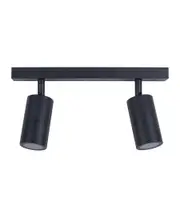 Exterior Adjustable 2 Head Bar Spot Light (Black) IP44