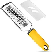 Cheese Grater Lemon Zester Graters Durable Rust-Proof Metal Stainless Steel Cheese Grater for Citrus Fruits, Hard Cheese, Ginger, Chocolate and Nutmeg, Kitchen Gadgets