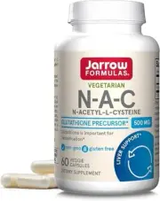Jarrow Formulas N-A-C (N-Acetyl-L-Cysteine), Supports Liver & Lung Function, 500
