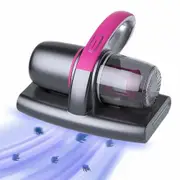Wireless Mite Handheld Vacuum Cleaner,8000Pa Mattress Cleaner Mite Vacuum Cleaner with UV Light HEPA Permanent Dust Container for Sofa Textile Mattress,Red