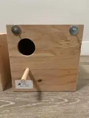 Concept parakeet nest box Breeding Nest Box (right Side)