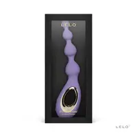 在飛比找PChome24h購物優惠-LELO｜SORAYA Beads｜後庭拉珠震動按摩器 紫