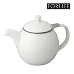 【FORLIFE總代理】美國品牌茶壺- 圓潤茶壺710ML-白