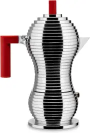 MDL02/6RFM Pulcina Espresso Coffee Maker, 6 Cups, Red