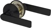 Lockwood Symmetry Series Passage Element Leverset Door Handles, Matt Black