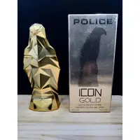 在飛比找蝦皮購物優惠-二手香水 Police 波麗士 Icon Gold 黃金聖鷹