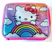 Hello Kitty Sequin Lunch Box, Insulated Lunch Bag BRAND NEW