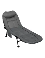 [Levede] Adjustable Folding Camping Bed in Grey