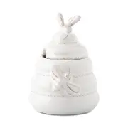 Juliska Clever Creatures Whitewash Honey Pot