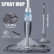 Magic Spray Mop Wooden Floor with Reusable Microfiber Pad 360 Degree Handle Home
