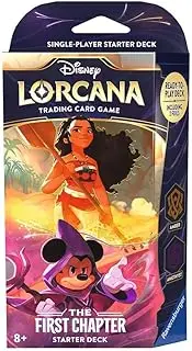 Disney Lorcana Trading Card Game: The First Chapter Starter Deck Amber and Amethyst