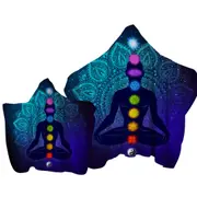 Spiritual Buddha and Oriental Mandala Spirit Towel with Hood