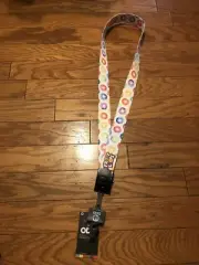 Odd Sox Froot Loops Cereal Nylon Web Belt Adult 1.5" inch White Multi Color LE