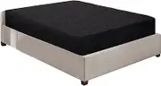 100% Brushed Cotton Flannelette 40CM/16 Extra Deep Fitted Sheets in 12 Colours (Black, Single)