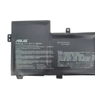 ASUS B31N1534 3芯 原廠電池 B31BN9H BX510UX BX510UW UX510U UX510UA UX510 UX510UQ UX510UW UX510UX UX510UWK UX510UXK U5000 U5000U U5000UQ U5000UX