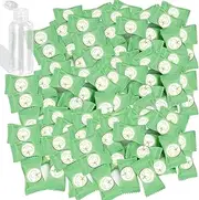 Disposable Compressed Towels 300 PCS, Thicken Face Towel, Camping Wipes Cotton Cloths Portable Hand Coin Pocket Size Tissues for Home, Mini Travel Essentials, Outdoor Activities(Green)