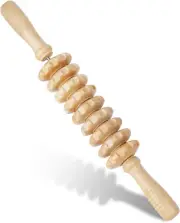 Manual Wooden Fascia Massage Roller Trigger Points for Release Cellulite Sore Mu