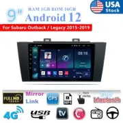 9''Android 12 Wireless Carplay 32G Car Radio GPS For Subaru Legacy Outback 15-18