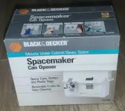 VINTAGE BLACK & DECKER SPACEMAKER CAN OPENER EC60G WHITE BRAND NEW SEALED
