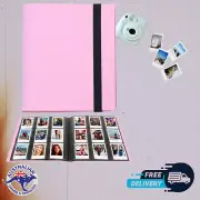 LIFEBEA 432 Pockets Photo Album for Fujifilm Instax Mini Camera Polaroid Pink