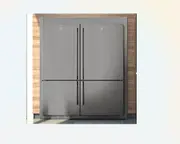 Electrolux Combined 70cm Fridge Trim Kit -Dark Finish