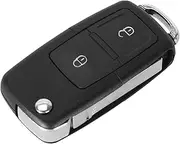 FLJKCT Car Key Shell 2 Buttons Flip Folding Remote Car Key Case Shell,for Vw Volkswagen MK4 Seat Altea Alhambra Ibiza