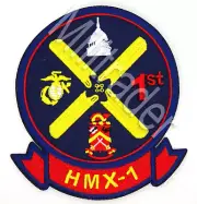 HMX-1 US Marine Helicopter Squadron One Nighthawks Patch (See Description)