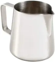 HIC Stainless Steel Frothing Pitcher, 12 Ounce espresso