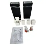 Set of Two Rosykite Dusk To Dawn Outdoor Wall Lights Model ROSY11-2700K