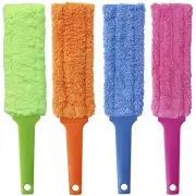 4 Pack 15" Microfiber Feather Duster, Gap Duster, Blind Duster, Hand Duster f...