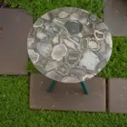 Round Agate Stone Coffee Table Luxury Agate Coffee Table One of a Kind Home Deco