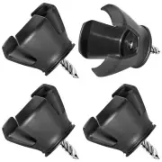 4 Pack 3-Prong Golf Ball Retriever Grabber Pick-Up Claw Picker Upper Grabber