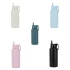 960ml Insulated Drink Bottle Water Bottle with Straw Double Wall Stainless Steel