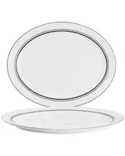 Sur La Table 2pc 14in Ceramic Oval Serving Platters