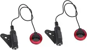 ibasenice Acoustic Guitar Pickup Set Piezo Pickup for Guitar Violin Ukulele Banjo 6.35mm Cable Self-adhesive Clip