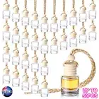 AU 10-50X Car Empty Perfume Hanging Bottle Air Freshener Diffuser Glass Ornament