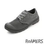 【ROAMERS】防撞休閒鞋/防撞鞋頭設計百搭舒適帆布休閒鞋-男鞋(灰)