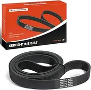 Engine Serpentine Drive Belt Compatible with Ford & International Harvester & Peterbilt Cars - F-250 F-350 F-450 F-550 Super Duty, 3400, 4600, 4700, 4800, 4900, 4700LPX, 9200i SBA, 9400i SB